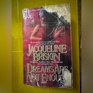 💜 Dreams are Not Enough by Jacqueline Briskin Paperback Book